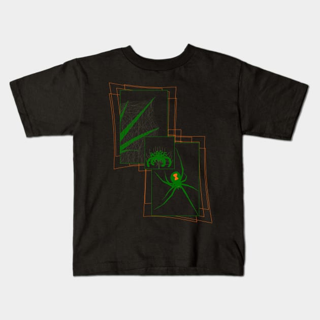 Black Widow V40 (Multicolor) Kids T-Shirt by IgorAndMore